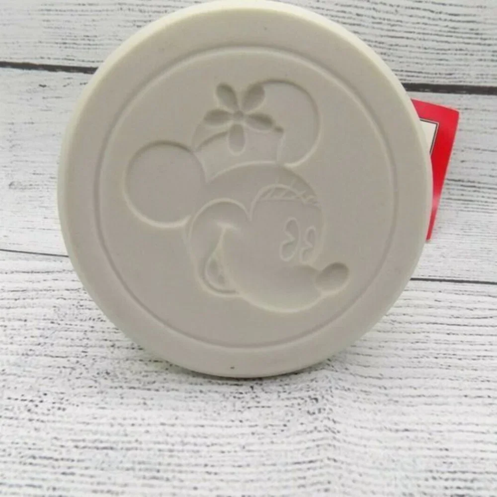Disney‎ Minnie Mouse Cookie Factory Ceramic Cookie Stamp Mold